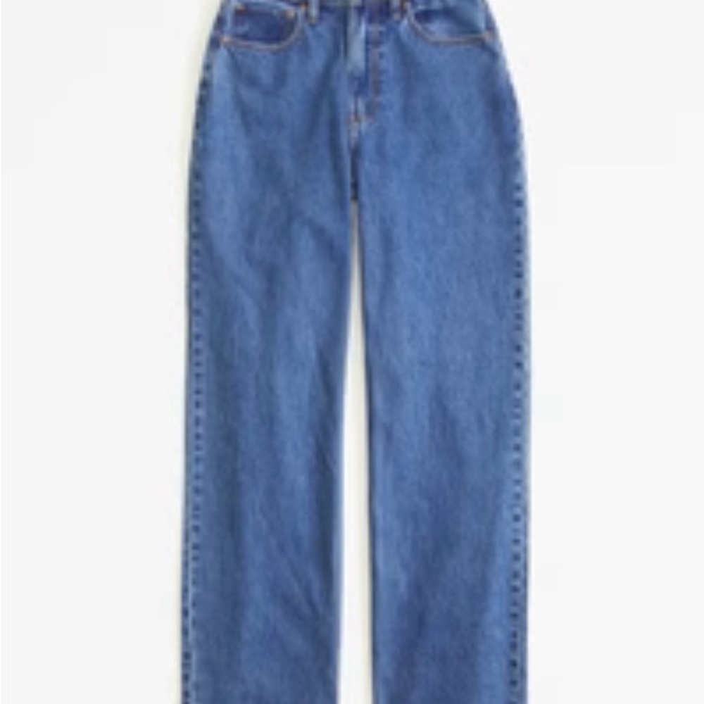 Abercrombie & Fitch Curve Love High Rise Loose Jean